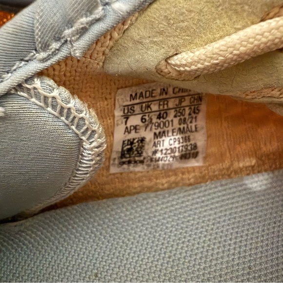 Yeezy x adidas Light Beige Knit Fabric Boost 350 V2 Linen Sneakers Sz 7 - Picture 6 of 11